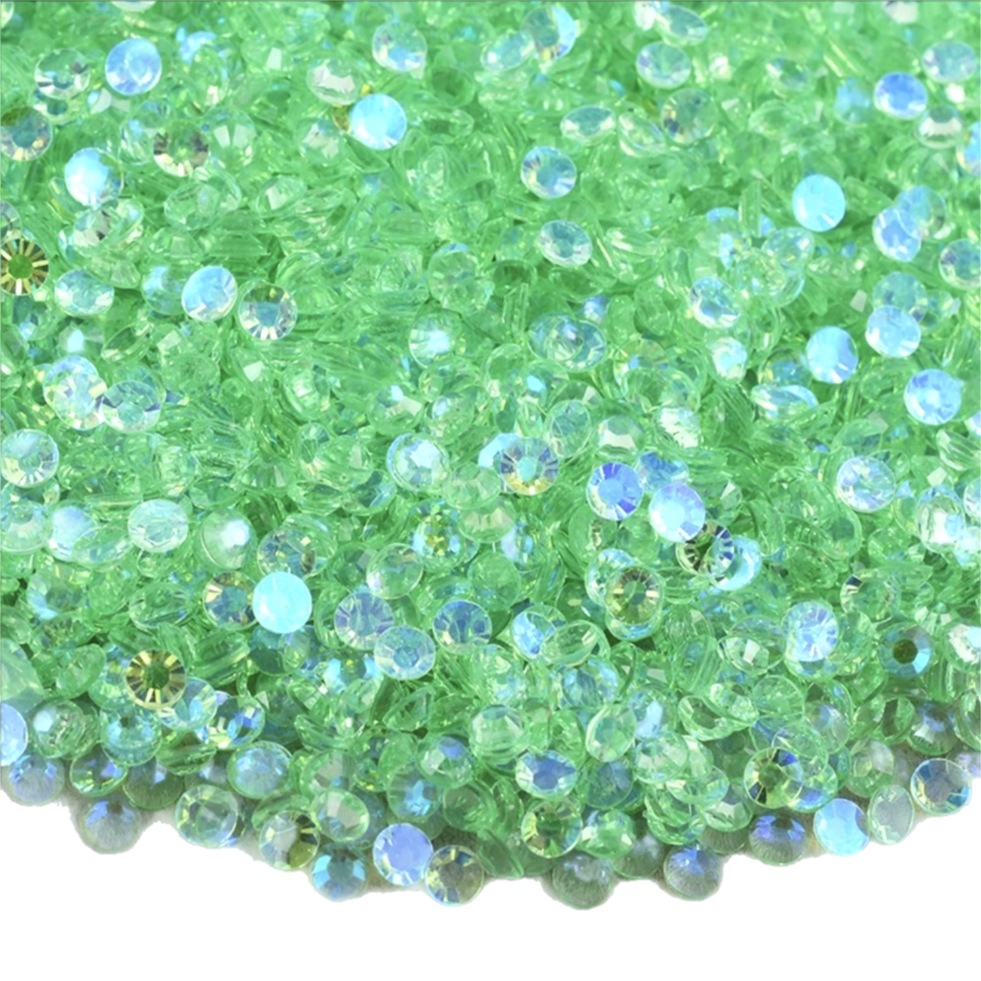 Magic Peridot Resin Rhinestones
