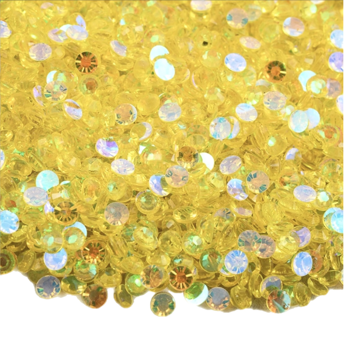 Magic Citrine Resin Rhinestones