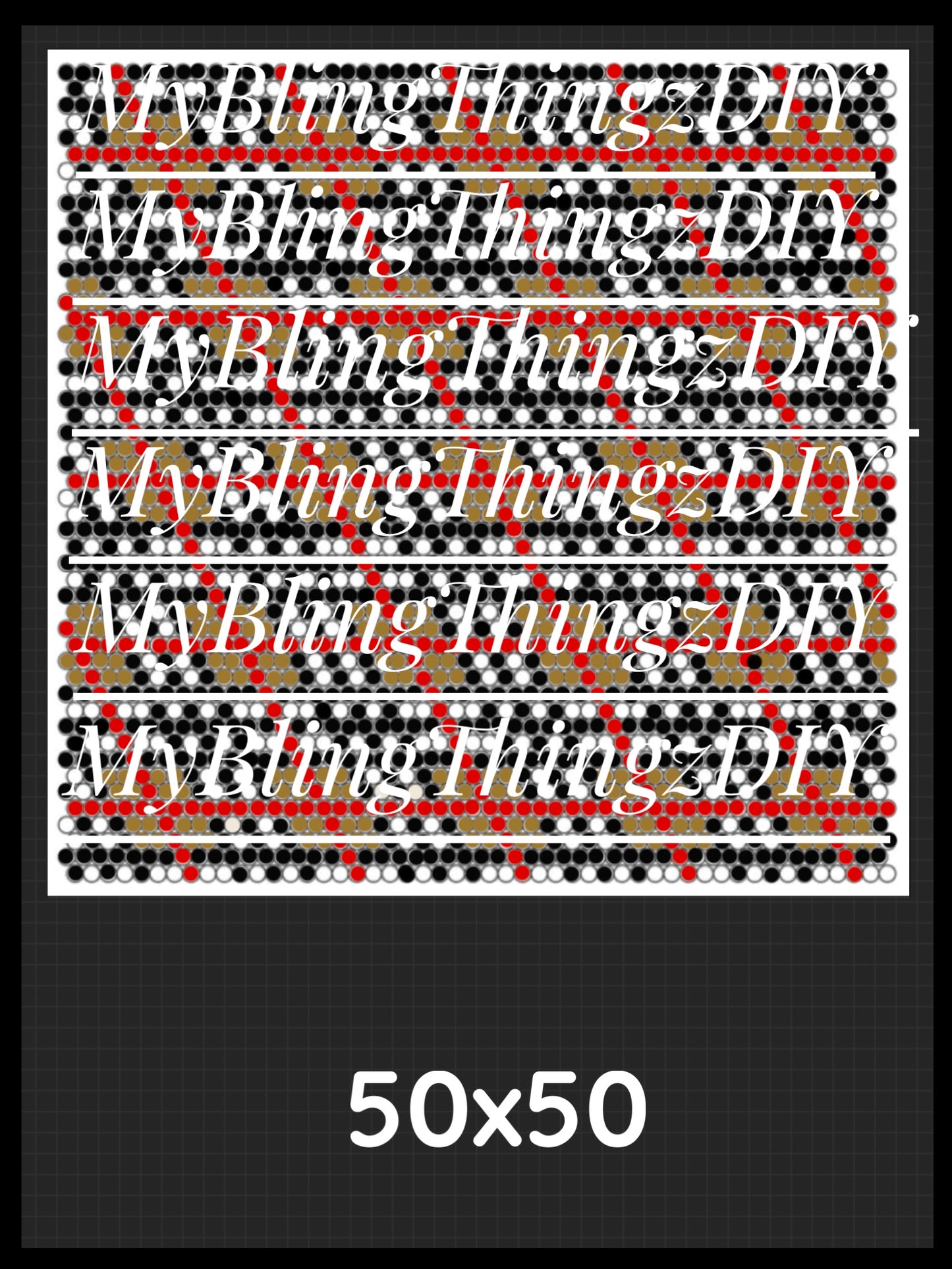 FREE Rhinestone Template No. 1