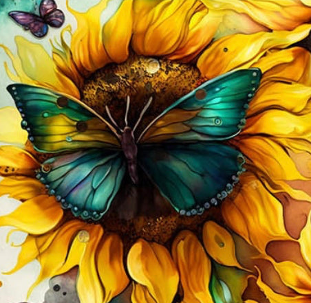 Bling Sunflower Sublimation Cup Kit