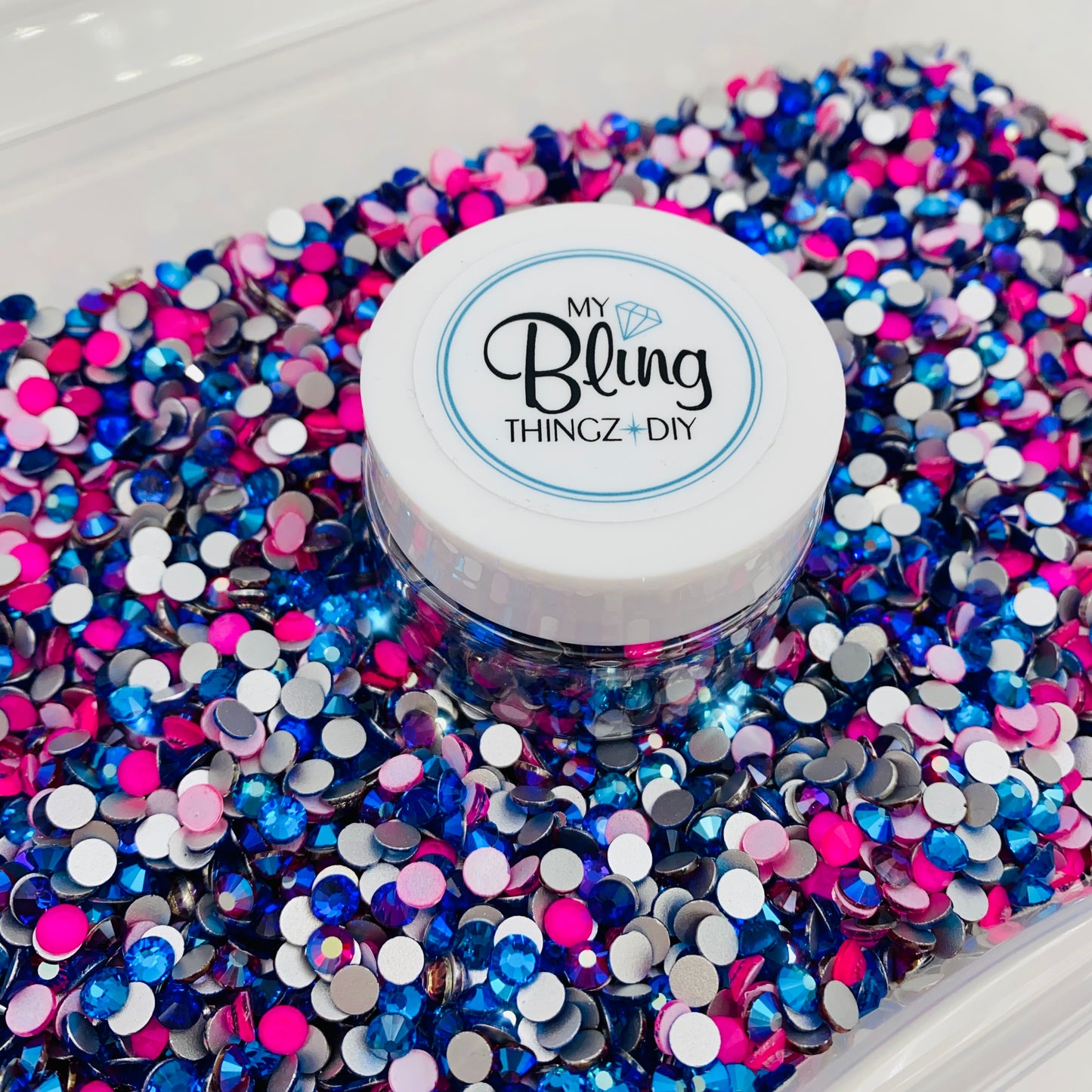 Wild Berry Custom All Glass Bling Mix by MyBlingThingz DIY