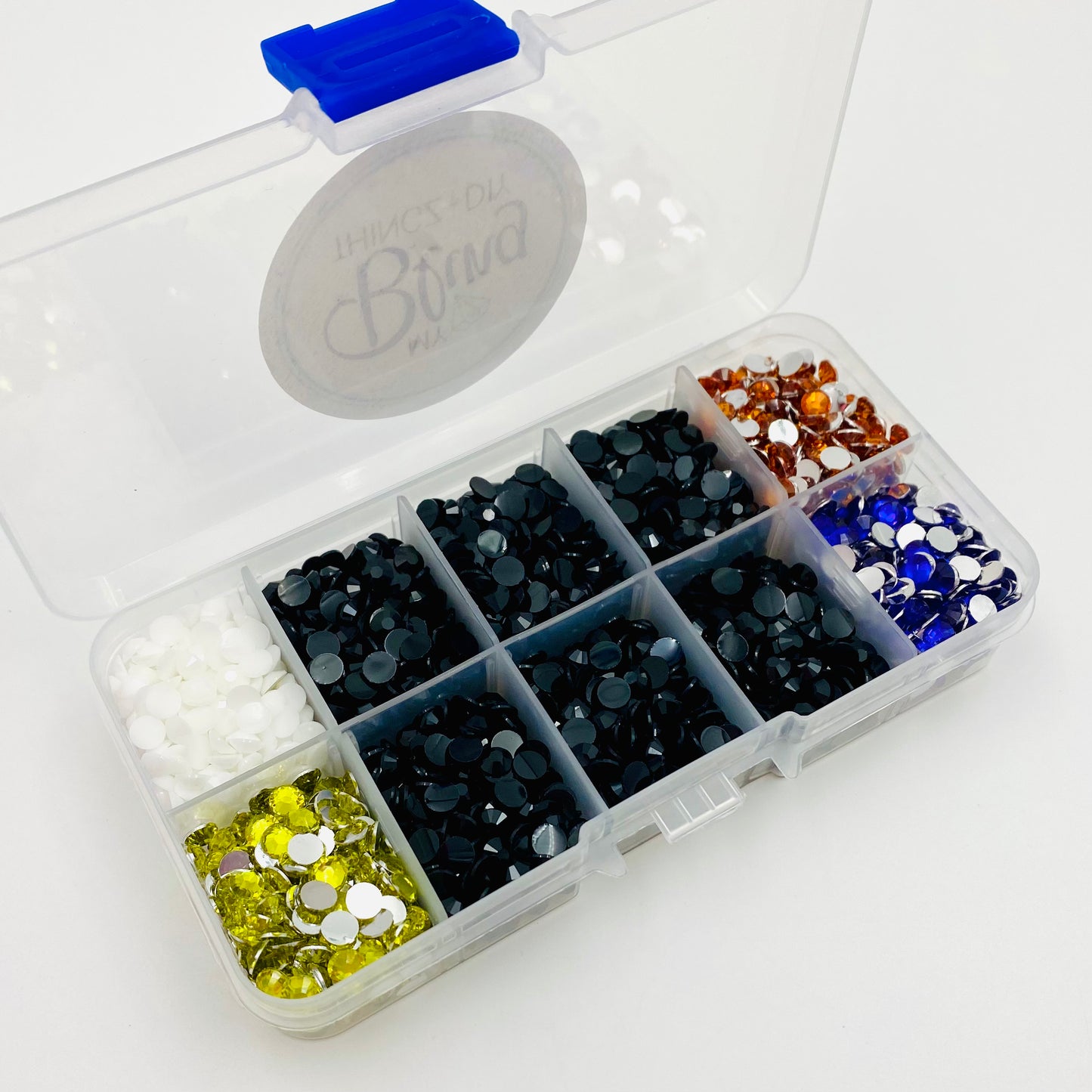 Tumbler Template Bling Box - Resin/Foiled🤍🧡💛💜 Halloween Candy
