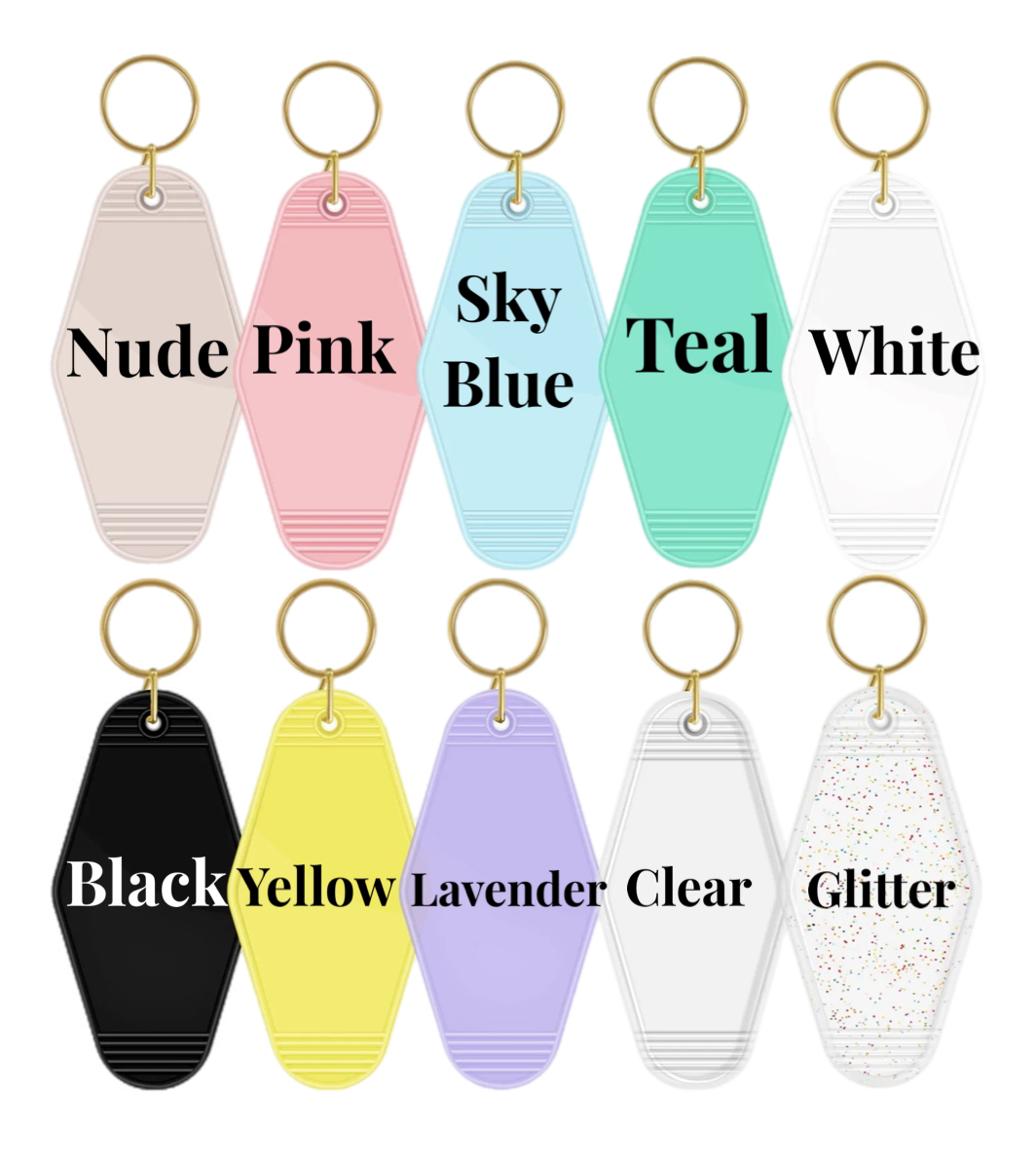 Motel KeyChains Blanks