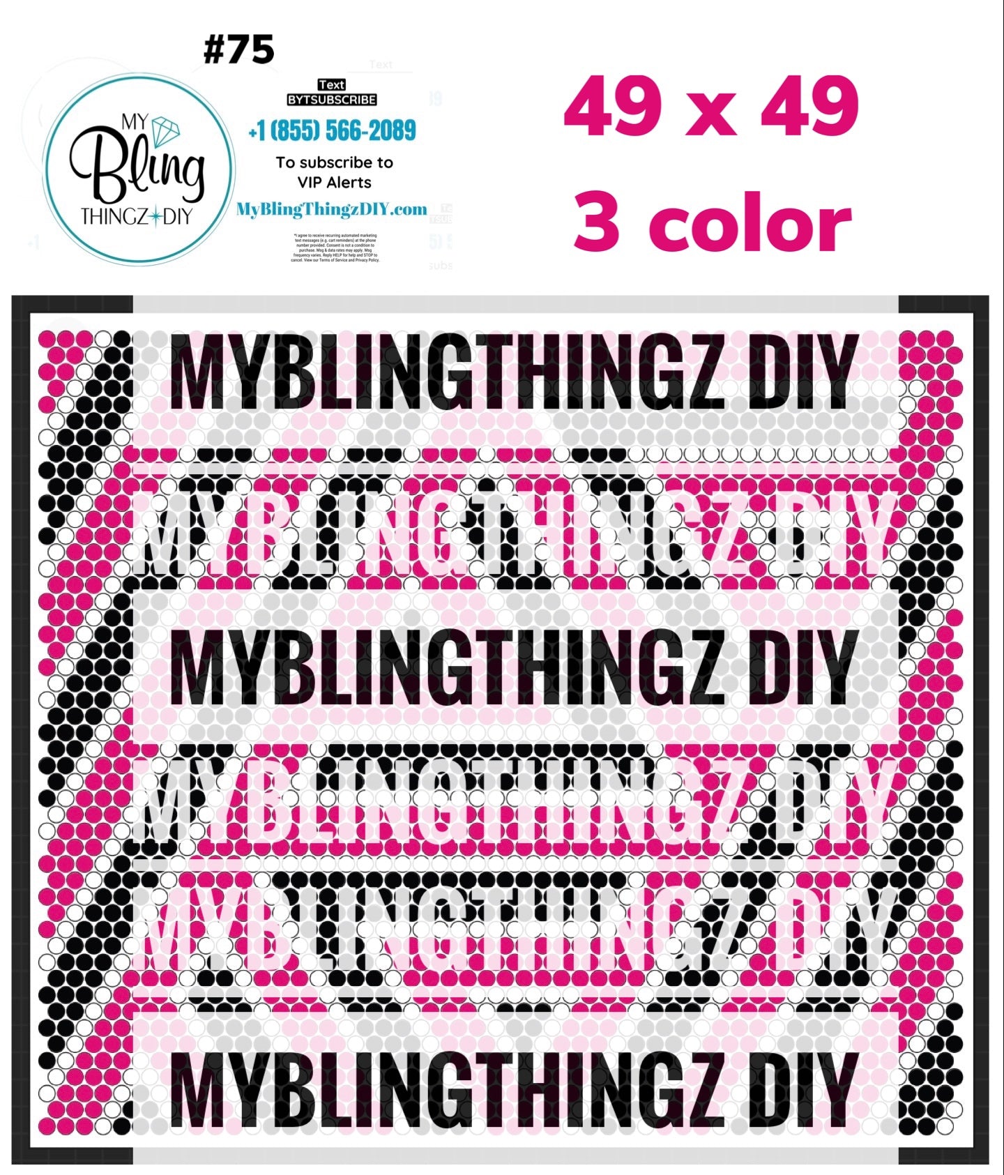 FREE Rhinestone Template No. 75