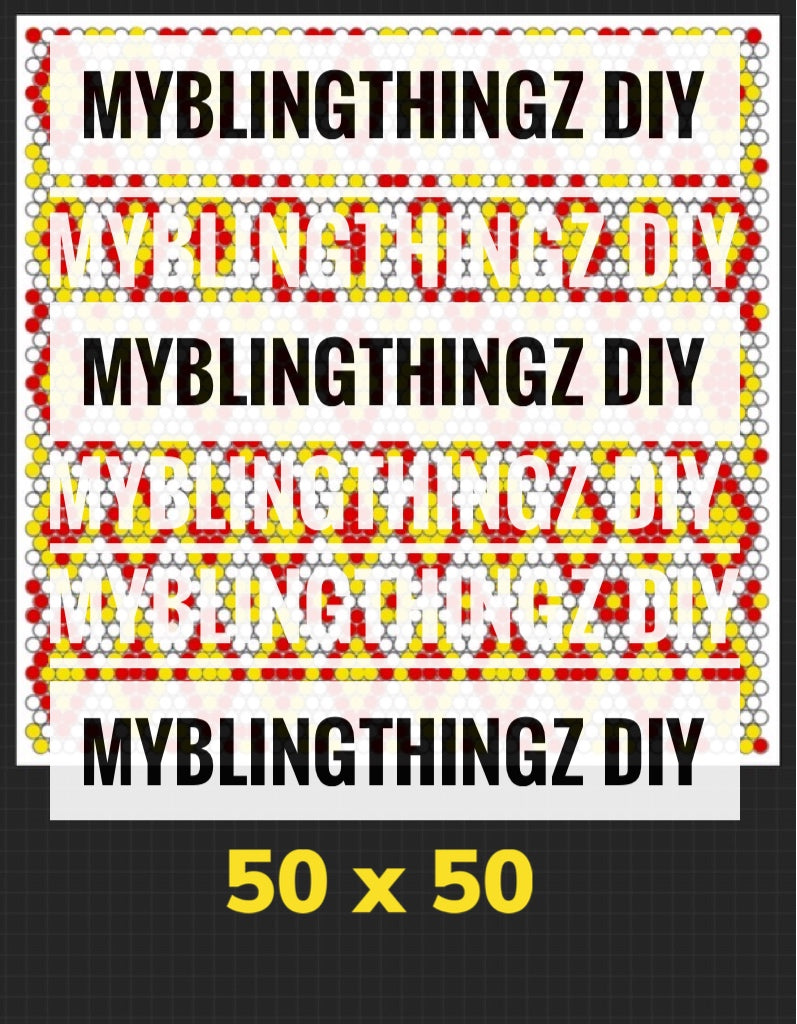 FREE Rhinestone Template No. 7