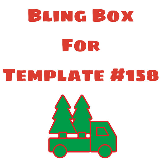 Tumbler Template Bling Box - #158