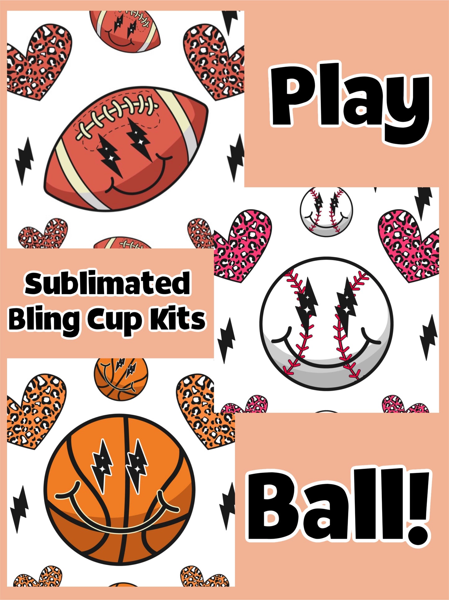 Play Ball! Sublimation Cup Kit - 3 Choices