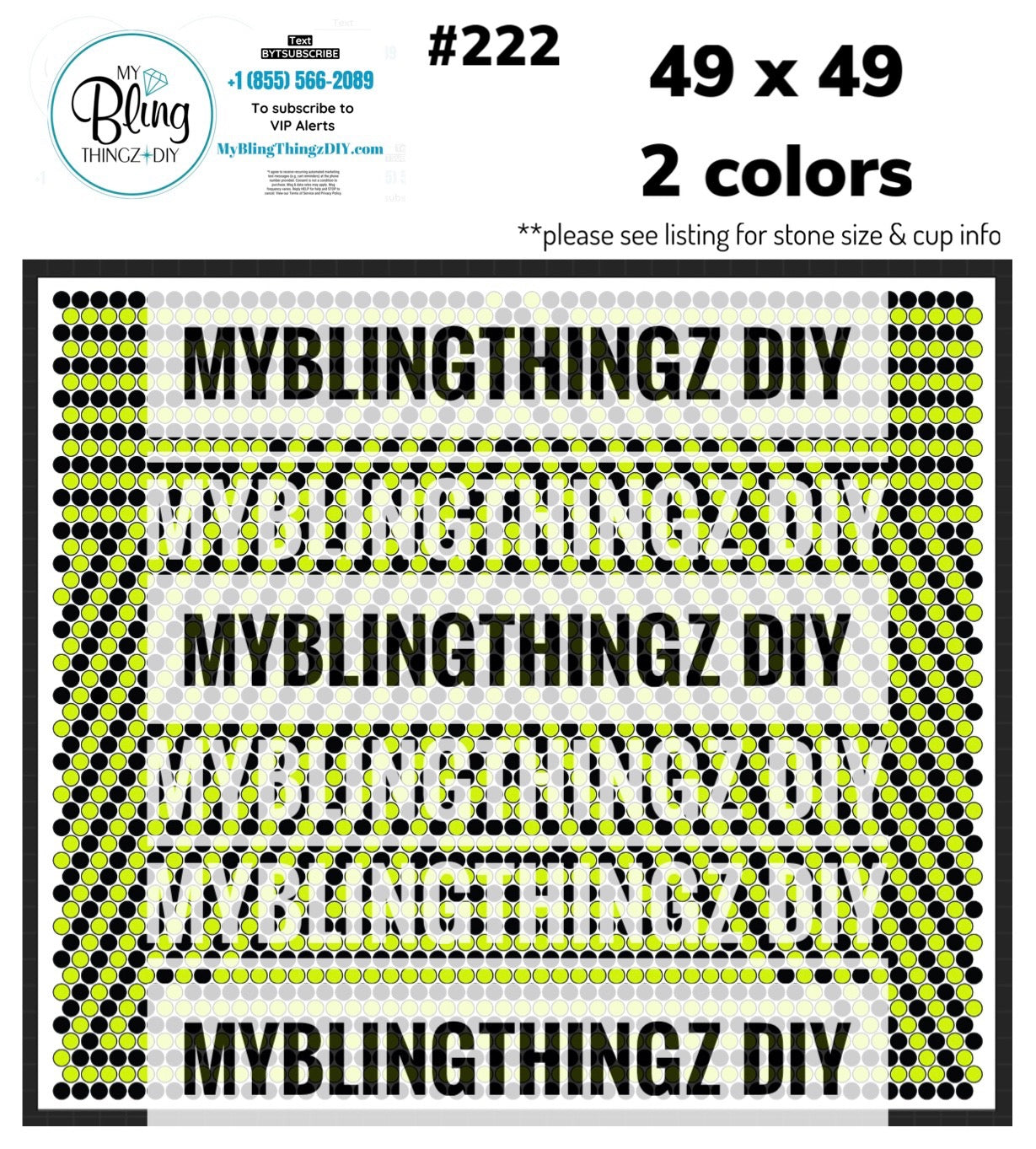 FREE Rhinestone Template No. 222