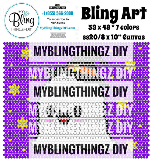 Cute Ghost Bling Art Kit 👻