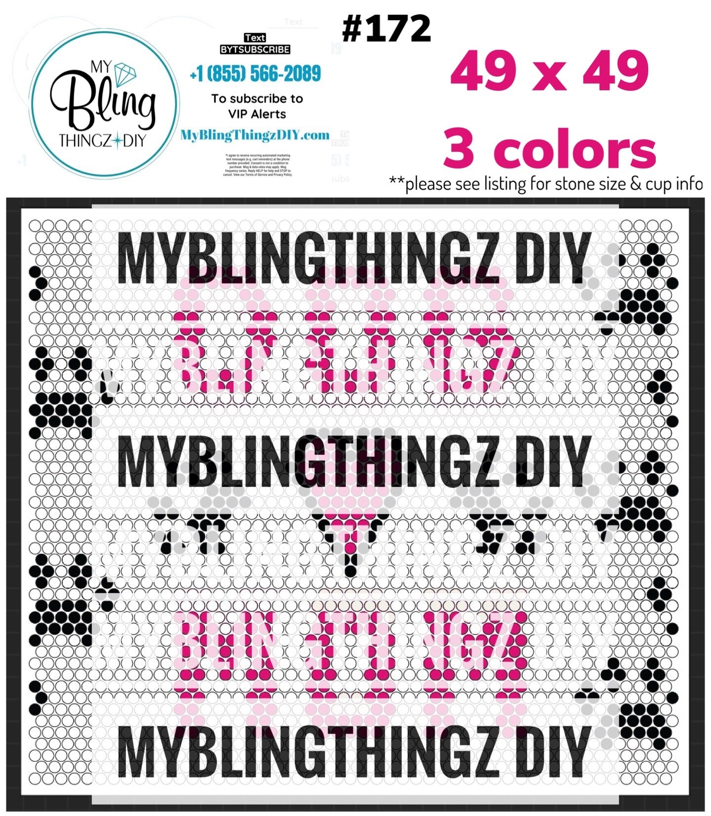 FREE Rhinestone Template No. 172