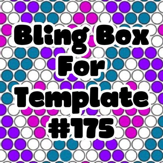Tumbler Template Bling Box - #175