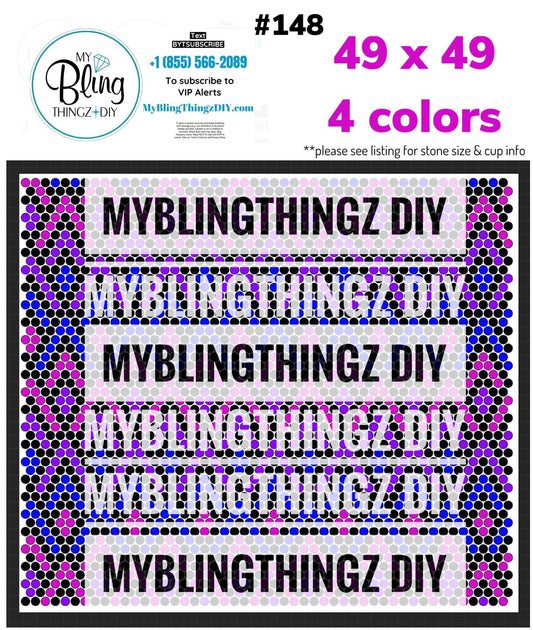 Tumbler Template Bling Box - #148 - UV Color Changing Resin
