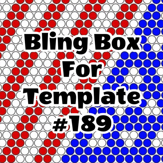 Tumbler Template Bling Box #189