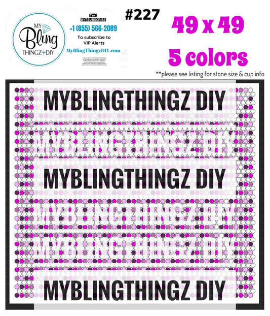 FREE Rhinestone Template No. 227
