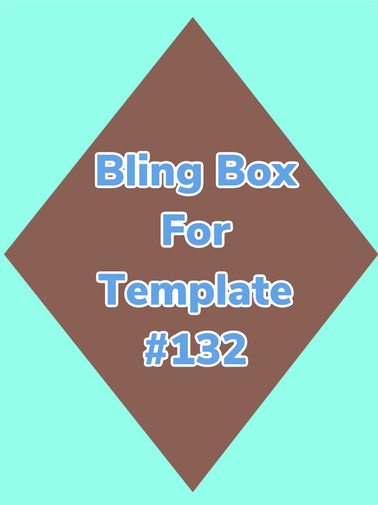Tumbler Template Bling Box - #132