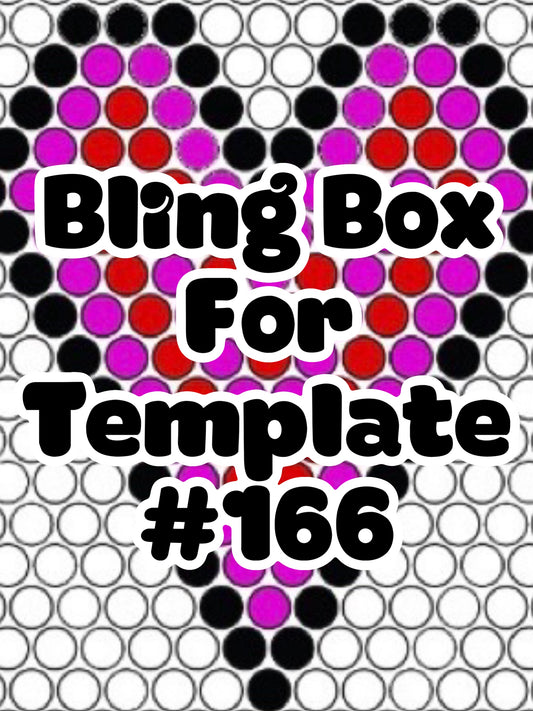 Tumbler Template Bling Box - #166