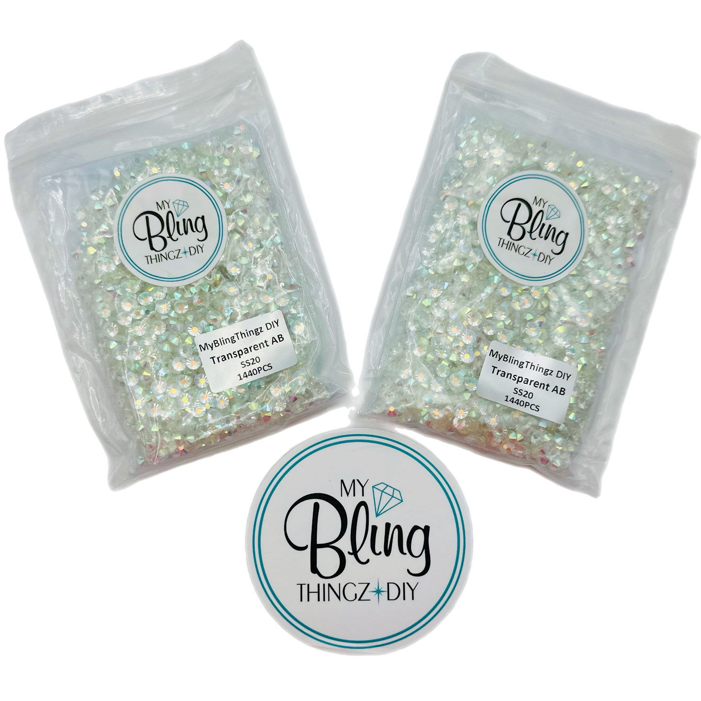 Sparkle Overlay Pack - Transparent AB Crystal