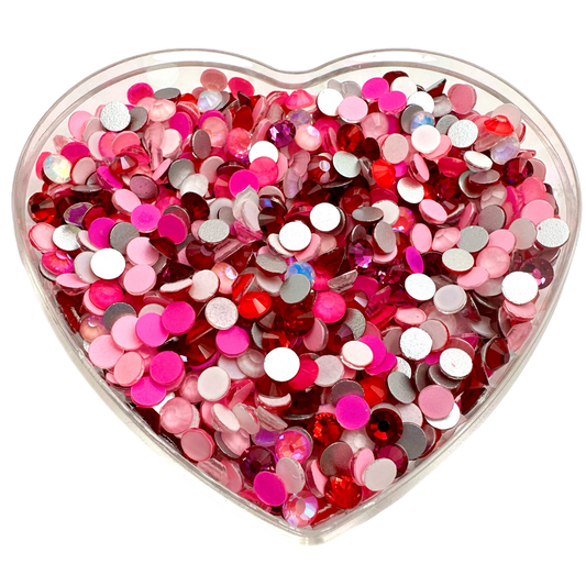 Valentine’s Day ‘24 🩷 Custom All Glass Bling Mix by MyBlingThingz DIY