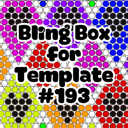 Tumbler Template Bling Box - #193