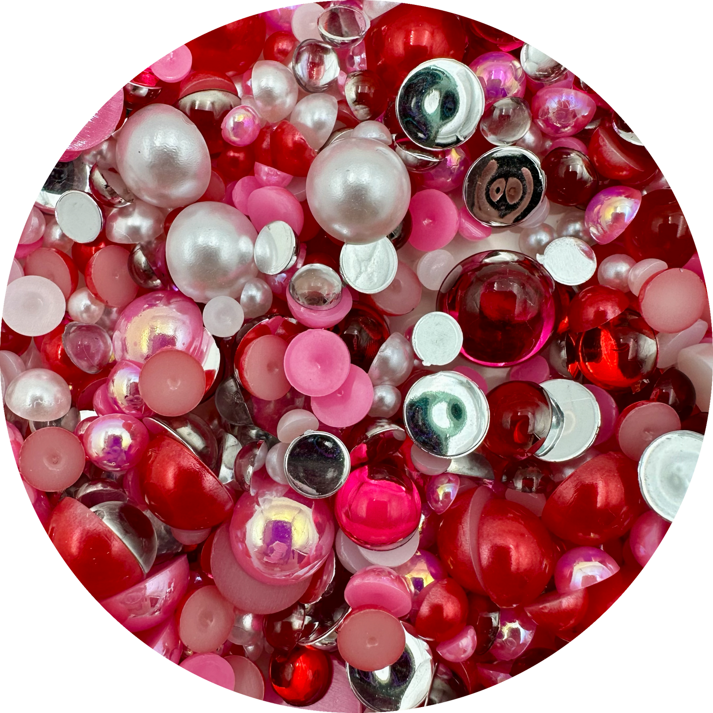 Candy Cane Pearl & Resin Bling Mix by MyBlingThingz DIY