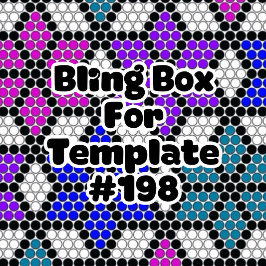 Tumbler Template Bling Box - #198