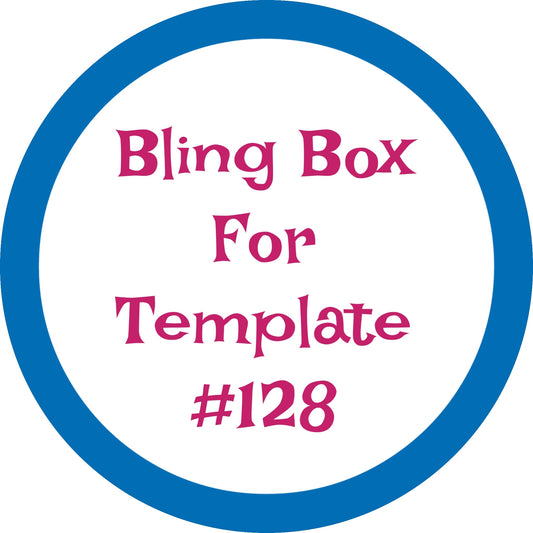 Tumbler Template Bling Box - #128