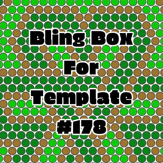 Tumbler Template Bling Box - #178