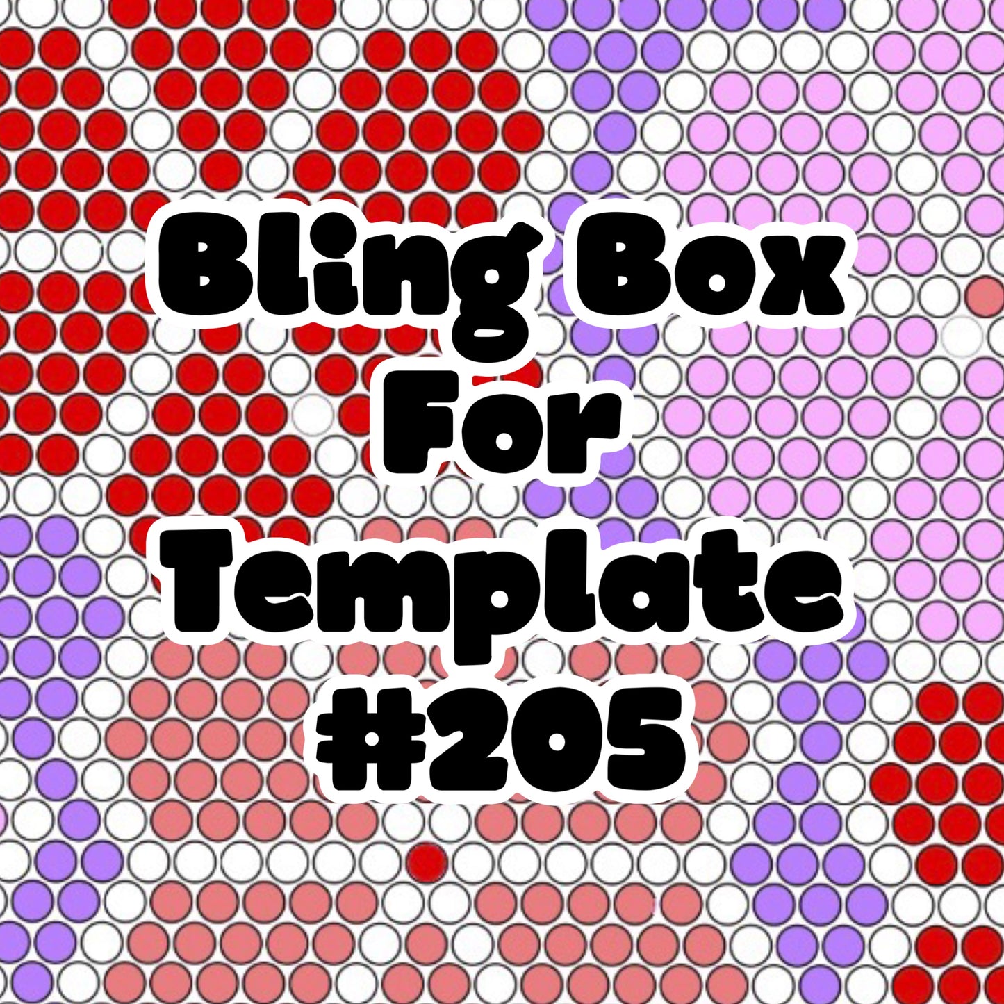 Tumbler Template Bling Box - #205