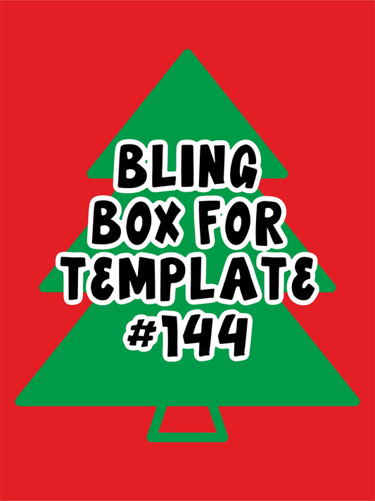 Tumbler Template Bling Box - #144