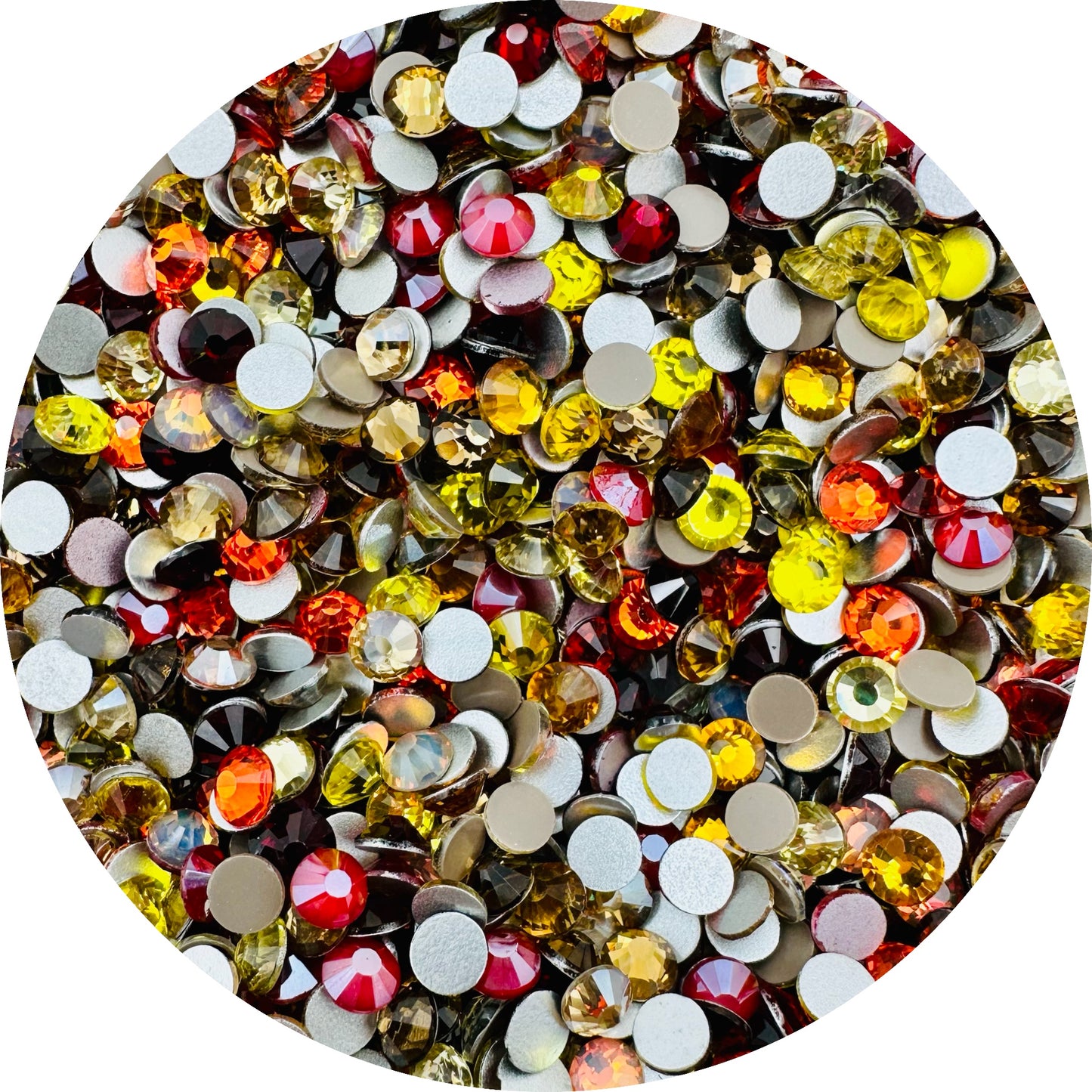 Fall Harvest Custom All Glass Bling Mix by MyBlingThingz DIY