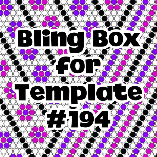 Tumbler Template Bling Box - #194