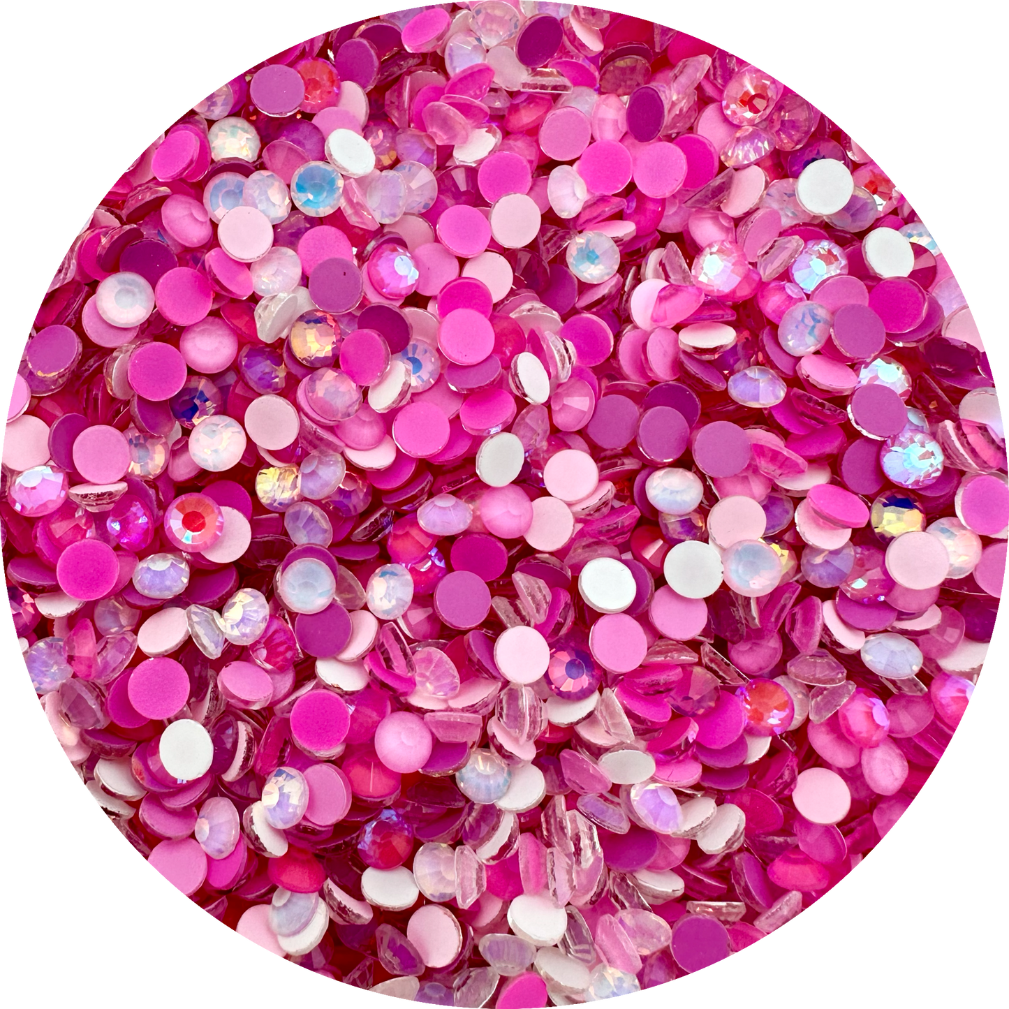 Heather’s Birthday Bling Mix 4.0 Custom All Glass Bling Mix by MyBlingThingz DIY