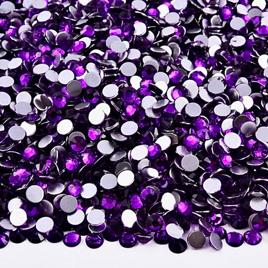 Purple Glass Crystals