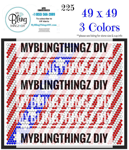FREE Rhinestone Template No. 225