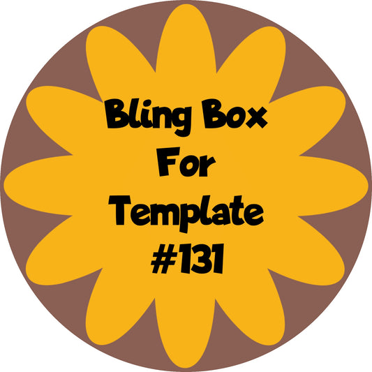 Tumbler Template Bling Box - #131