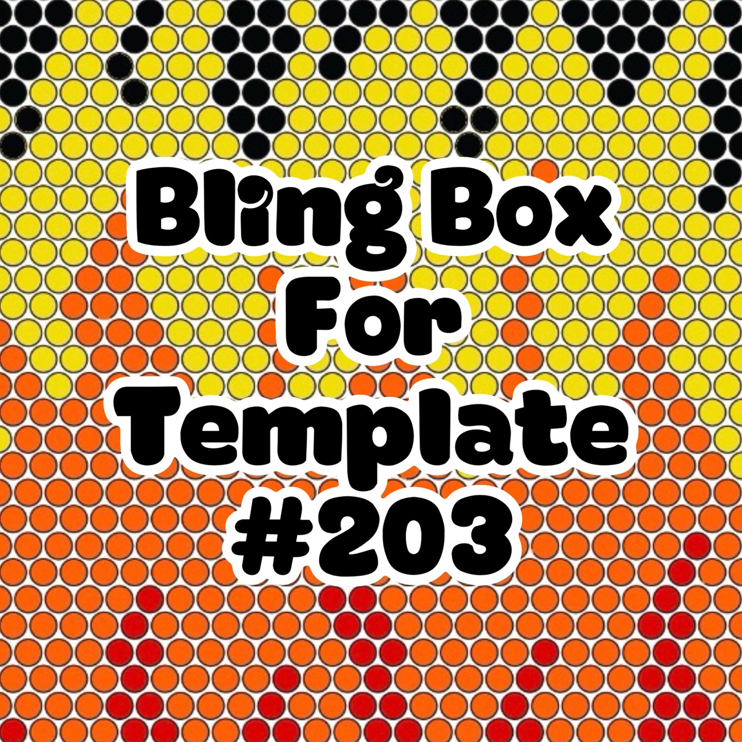 Tumbler Template Bling Box - 203