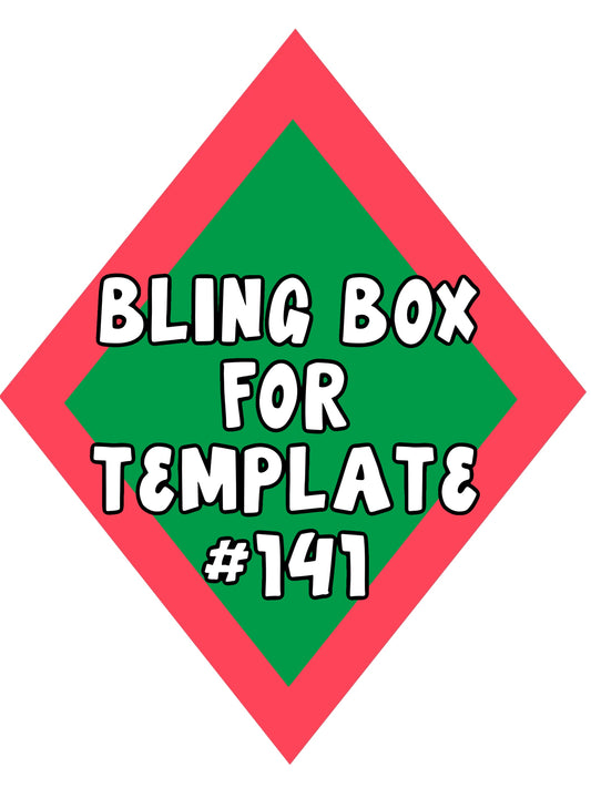 Tumbler Template Bling Box - #141