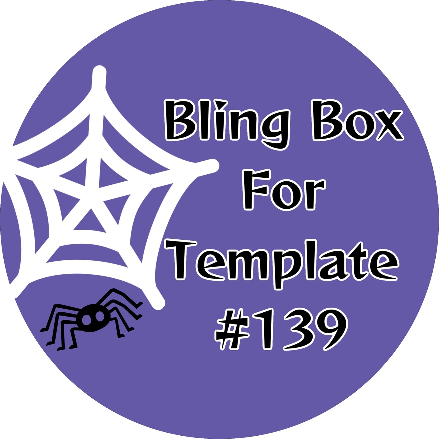 Tumbler Template Bling Box - #139