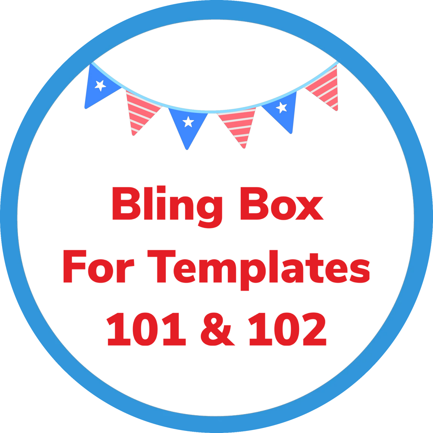 Tumbler Template Bling Box - #101 & 102