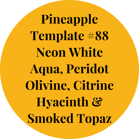 Tumbler Template Bling Box - #88 Pineapple