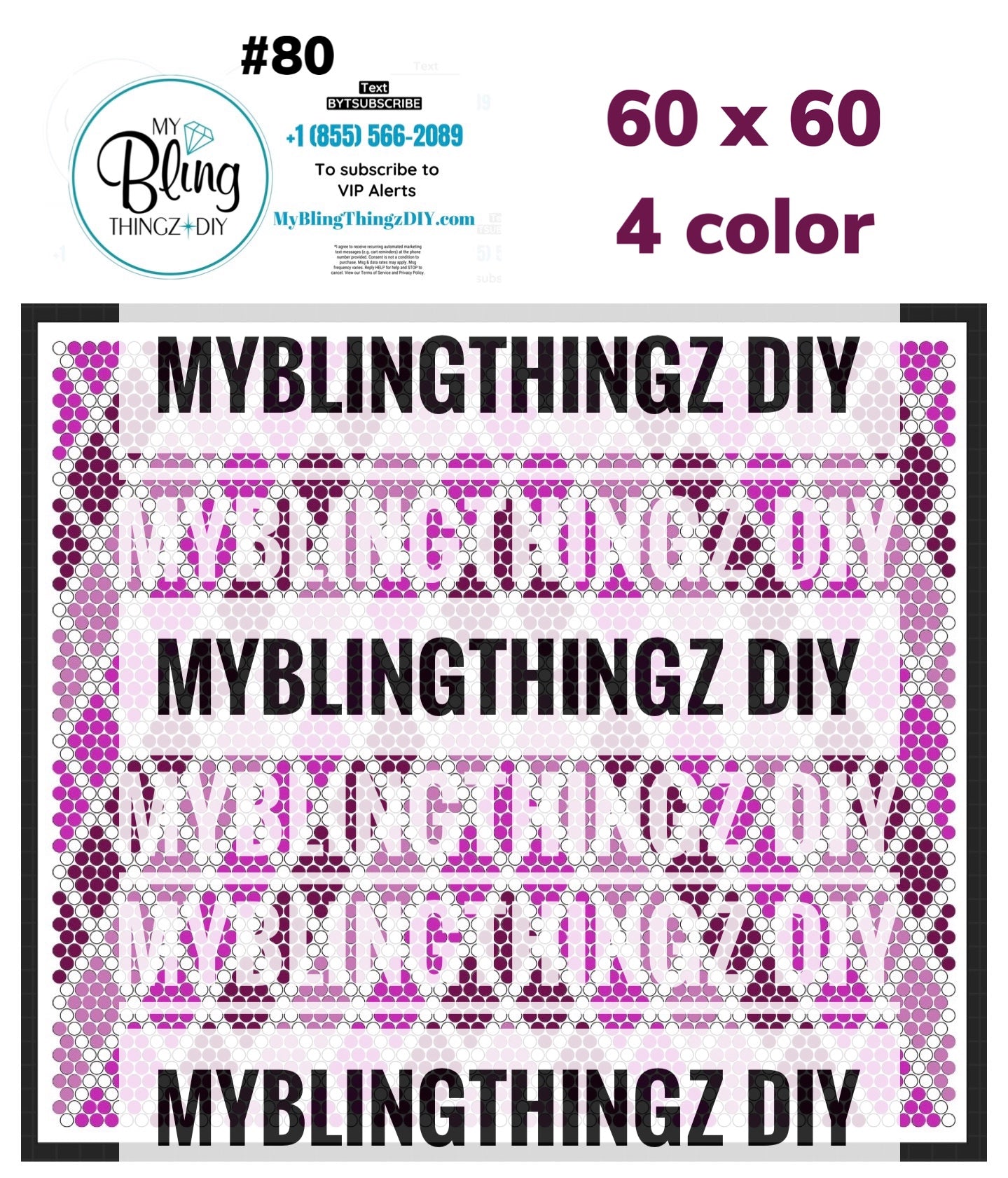 FREE Rhinestone Template No. 80