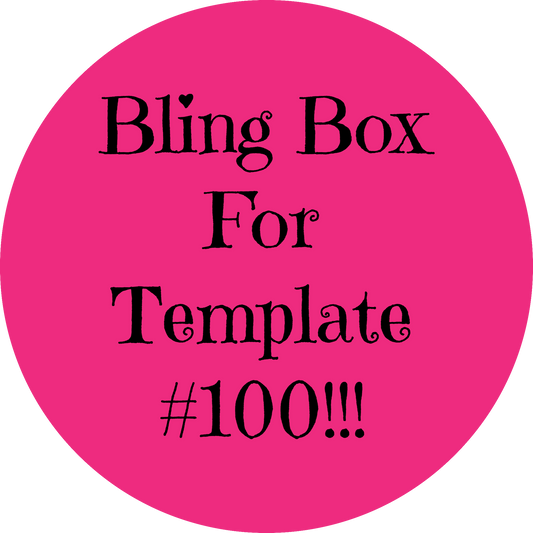 Tumbler Template Bling Box - #100💎