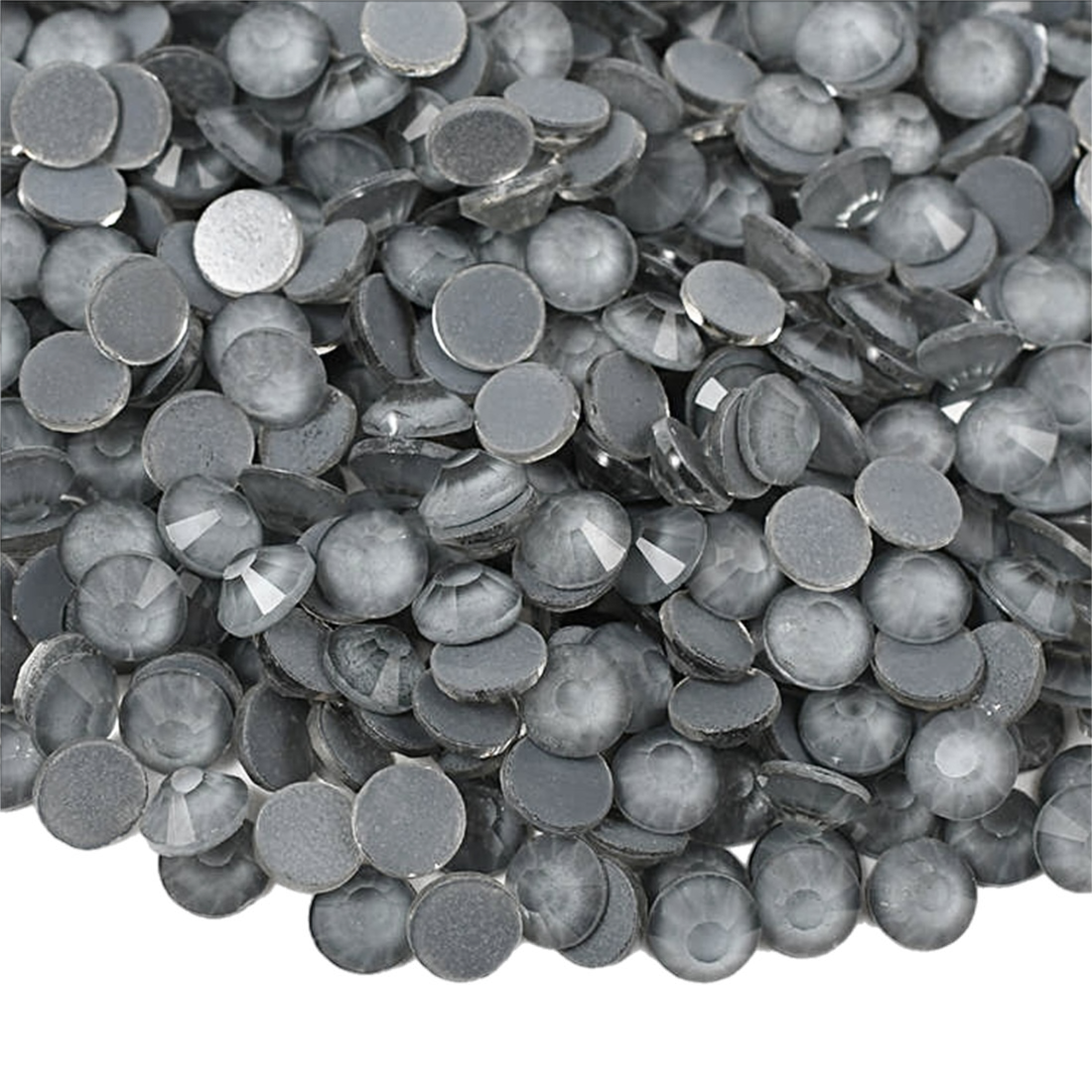Mocha Pure Grey Glass Crystals