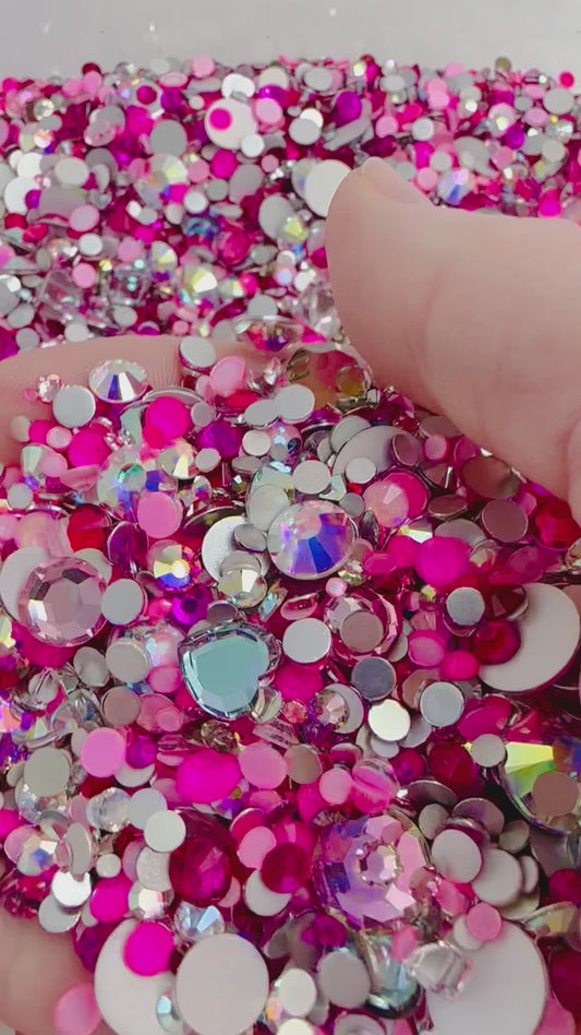 Heather’s Birthday Bling Mix 3.0 Custom Austrian, Preciosa & Glass Bling Mix by MyBlingThingz DIY