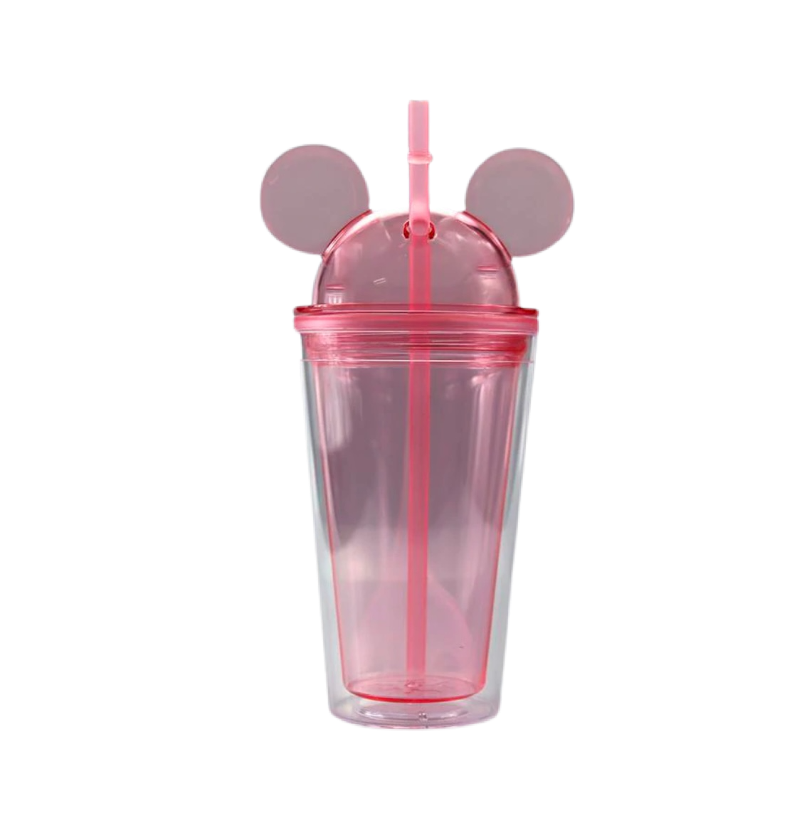 Double Wall Mouse Ears Cup - 16oz - Pink or Blue