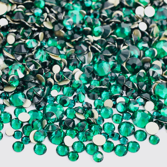 Emerald Glass Crystals