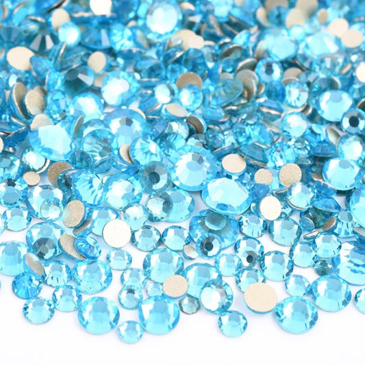 Aquamarine Blue Glass Crystals