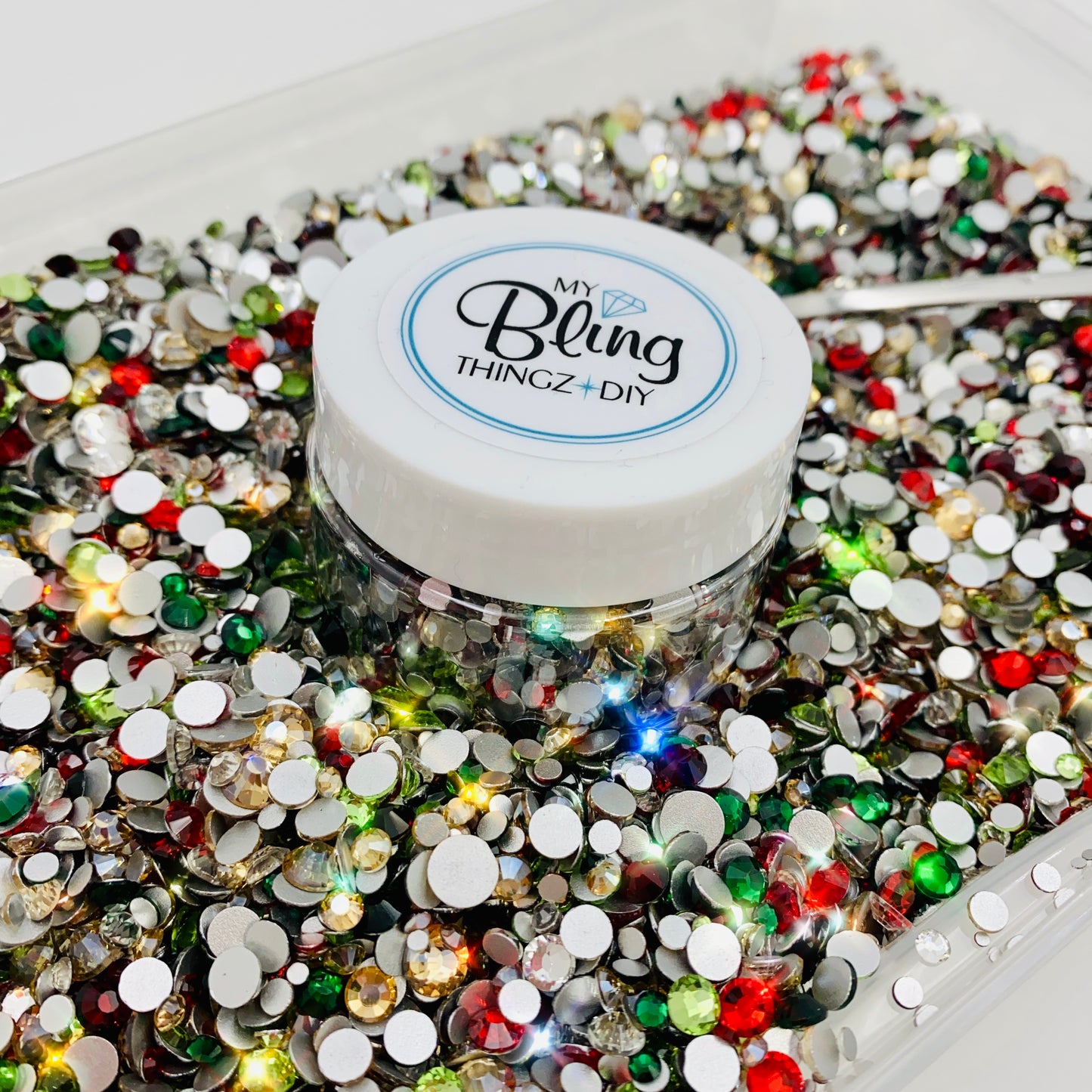 Sleigh Bells Custom All Glass Bling Mix by MyBlingThingz DIY