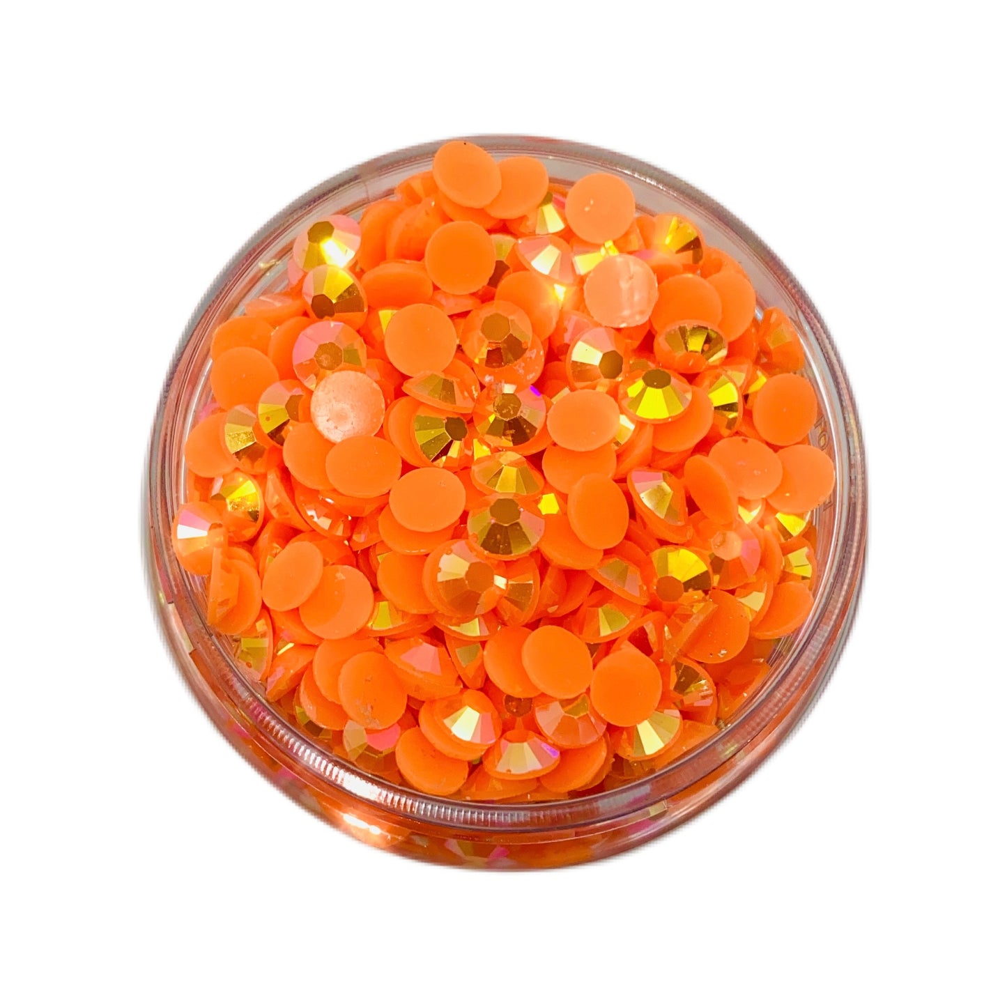 Jelly Hyacinth AB Round Flat Back Rhinestones