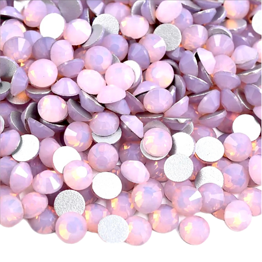 Pink Opal Glass Crystals